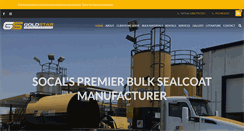 Desktop Screenshot of goldstarasphalt.com